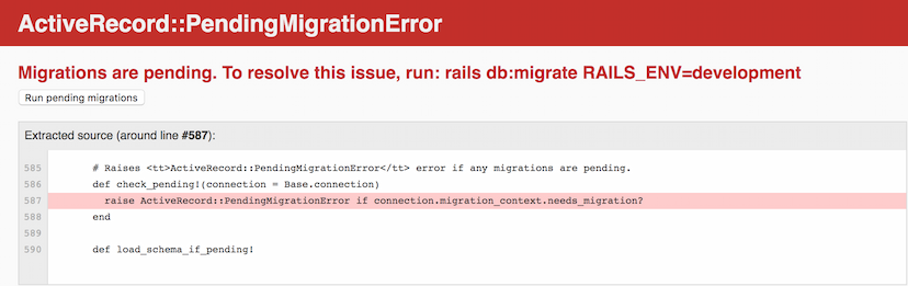 How Actionable error looks like in Rails 6